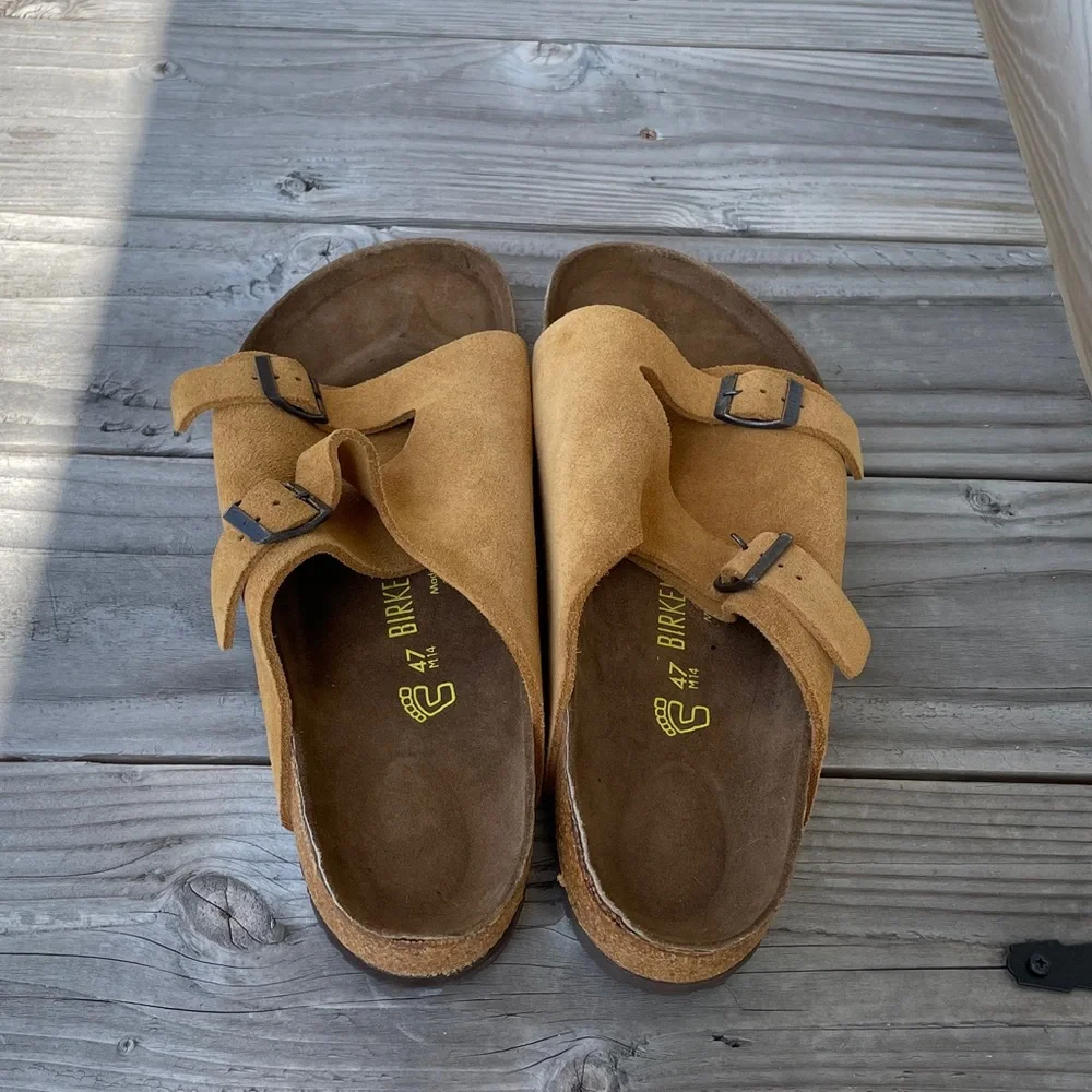 NEW Unique Zurich Birkenstock size  EU 46 in Mink. In box with tags. US men’s 13